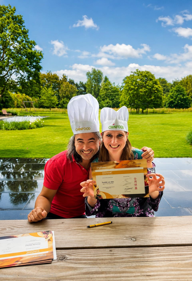Diploma Chinfood voedingsleer Chinese Geneeskunde behaald