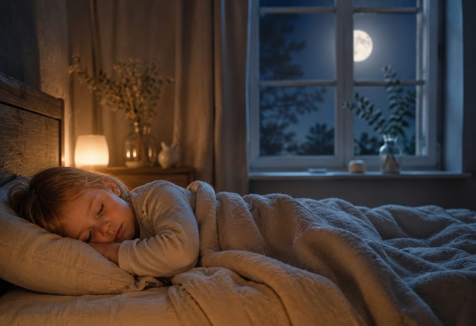 rustig slapen natuurlijke ondersteuning bij nacht angsten